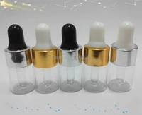 2ml 2g pipette dropper vials glass dropper vail essential oil bottle cosmetic empty refill packing bottles 100pcslot