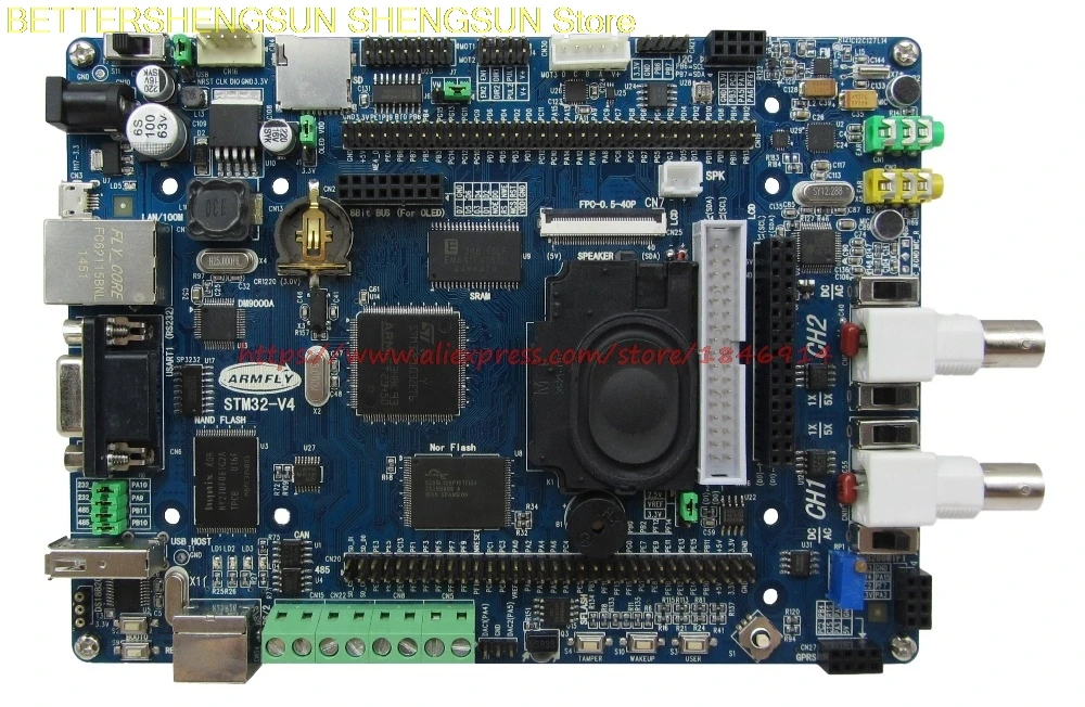 Бесплатная доставка осциллограф STM32F103ZE board V4 emWin uCOS.FreeRTOS RTX | Автомобили и