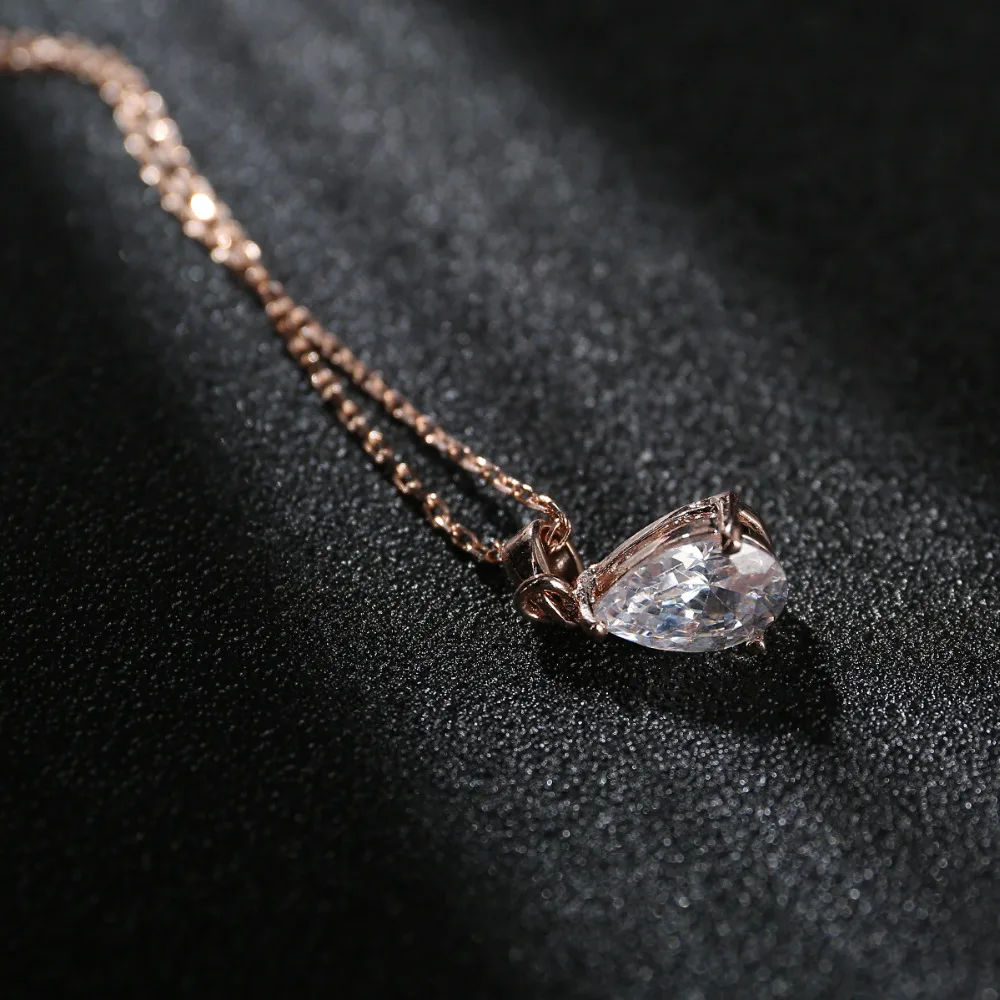 Романтический Water Drop Австрия Кристалл Невесты Свадебные Ювелирные Изделия