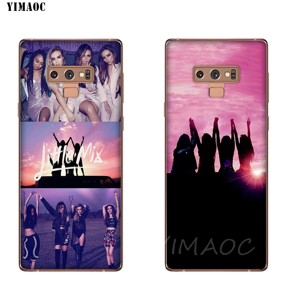 Мягкий ТПУ чехол YIMAOC Little mix Для Galaxy j3 j5 j6 j7 A5 2016 2017 A6 A9 2018 Note 8 9 S7 edge S8 S9 S10 Plus S10e |