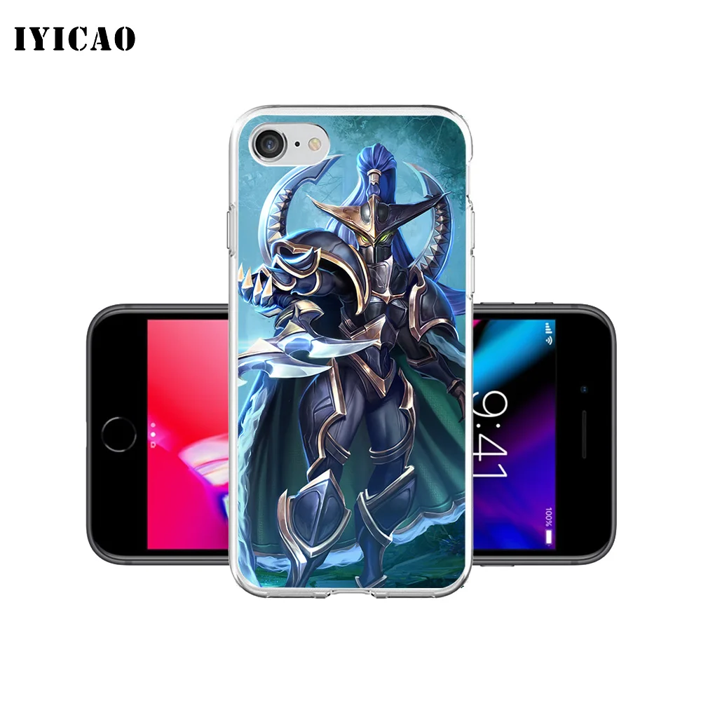 IYICAO &quotHeroes of the Storm&quot Мягкий силиконовый чехол для телефона iPhone X XR XS MAX 6 6s 7 8 Plus 5 5S SE