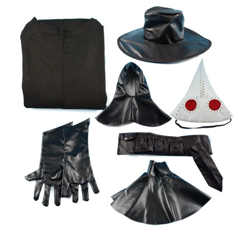 

Halloween Doctor Schnabel Costume Cosplay Dark Dungeon Hero Costume Raven Mouth Doctor Stage Performance Costume