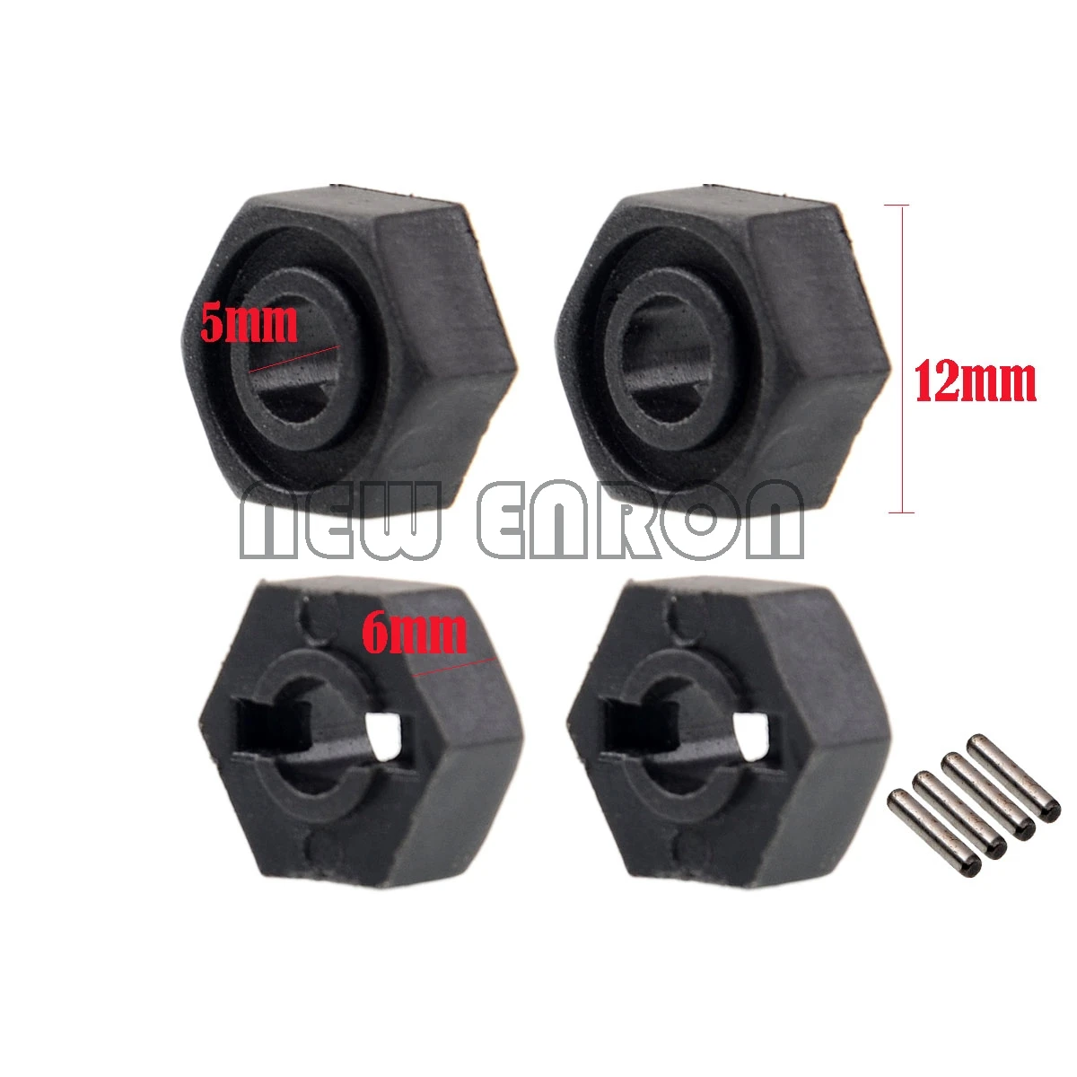 Новый шестигранник колеса ENRON. W/Pins (2*10) R86050 RC Гусеничный RGT 1/10 монстр грузовик