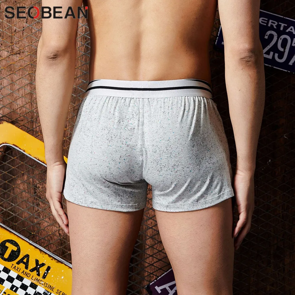 High Quality Men's Boxer Shorts Cotton Underwear Men Boxers Loose Comfortable Male Panties Pyjamas Sleep Bottoms Home Shorts