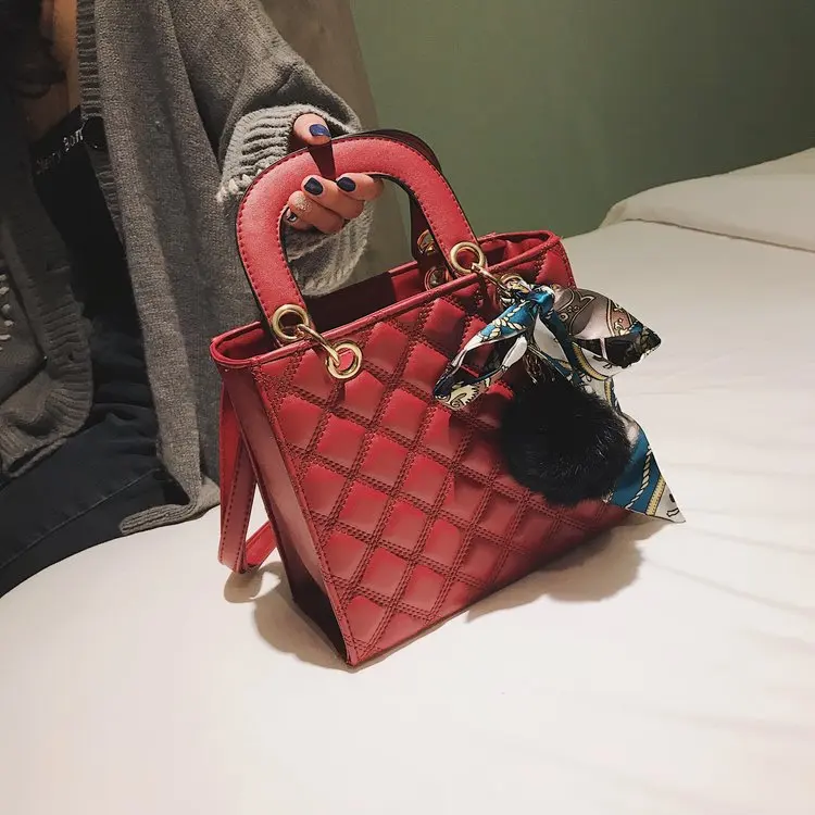 Женская сумка в Европейском стиле 2019 женская дизайнерская из искусственной кожи