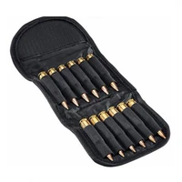 10pcslot 12 rifle cartridge 30 06 shotgun rifle cartridge padded holder carrier cartridge bag wallet hunting accessory