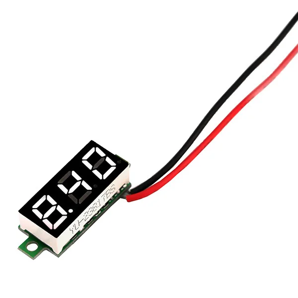 White 0,28 дюймов 2,5 V-30 V Мини цифровой вольтметр Напряжение метр тестер светодиодный Экран электронный Запчасти аксессуары - Цвет: White