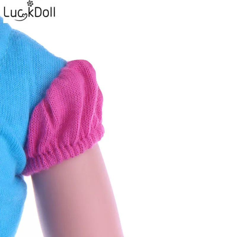 LUCKDOLL милое платье для 14 5 дюймов кукла Wellie Wishers аксессуары девочек игрушки