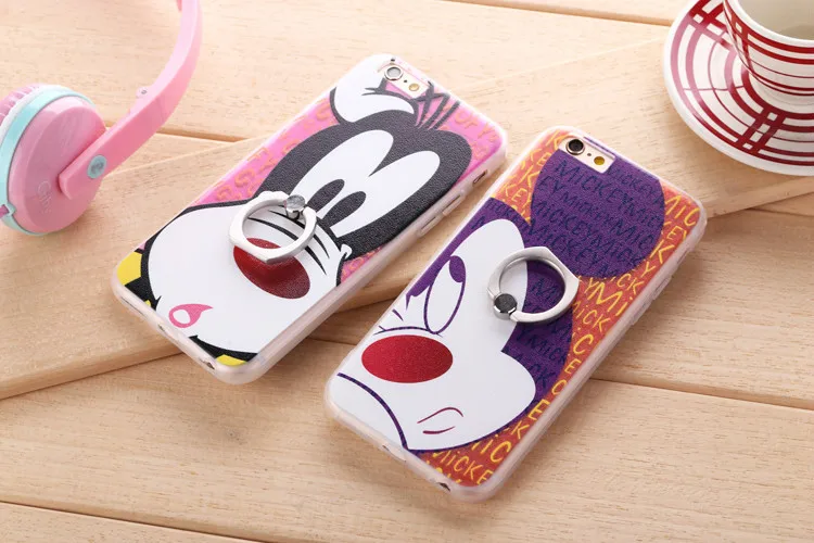 Новый мультфильм майки минни маус акриловые с пальца кольцо стенд держатель