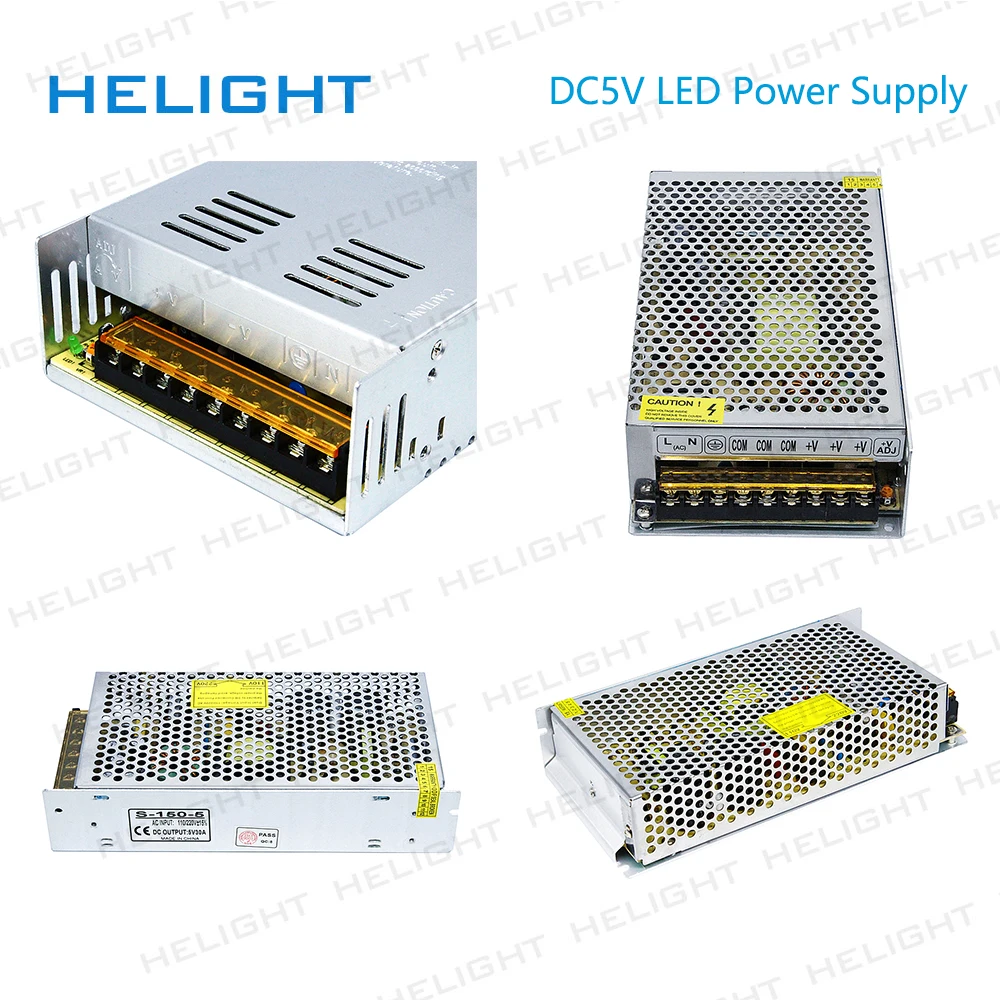 DC5V 2A/3A/4A/5A/6A/8A/10A/15A/20A/25A/30A/40A/50A/60A импульсный источник питания/трансформатор для WS2812