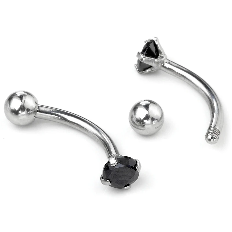 Женские серьги кольца Ayliss из нержавеющей стали с прозрачными фианитами 16 г длина