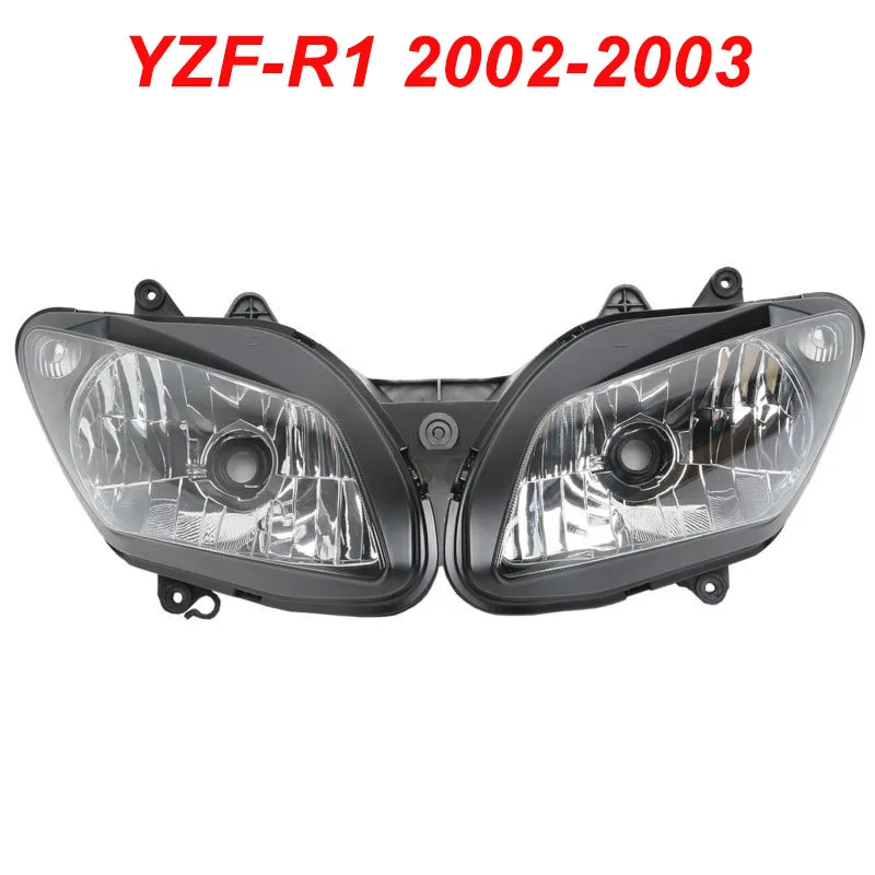 

Передняя фара для мотоцикла 02-03 Yamaha YZFR1 YZF R1, прозрачная фара 2002 2003