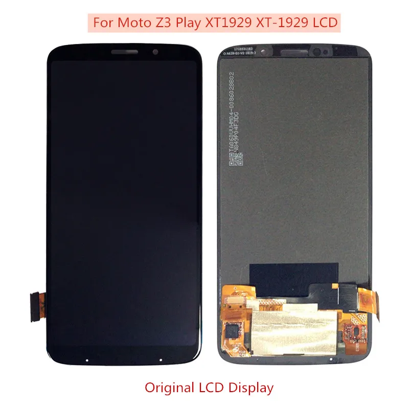 Оригинальный ЖК дисплей Amoled для Moto Z3 Play экран с дигитайзером в сборе запасные