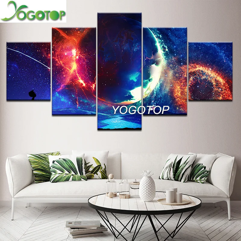 Алмазная живопись YOGOTOP для творчества полная вышивка 5D квадратная/Круглая