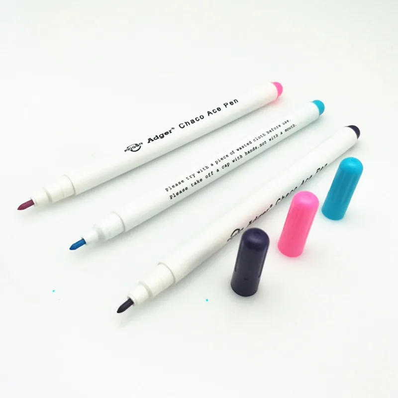 3PC COLOR 3 шт водопроводные Ручки Маркеры для ткани растворимые крестиком маркеры чернила Лоскутная маркировка цветные канцелярские принадлежности офис BB5545 - Цвет: 3PC COLOR