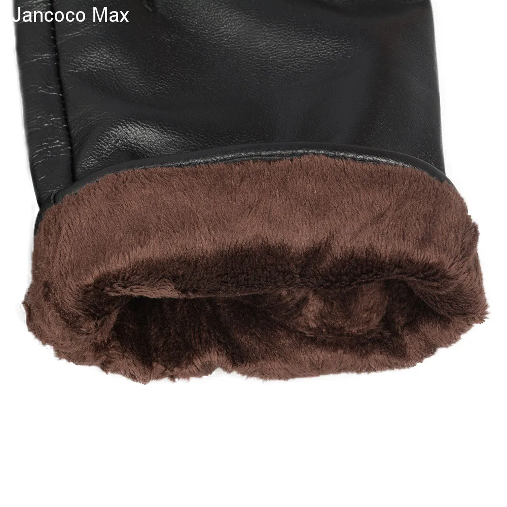 Jancoco Max высококачественные перчатки из овечьей кожи модные дизайнерские варежки с сенсорным экраном S2026