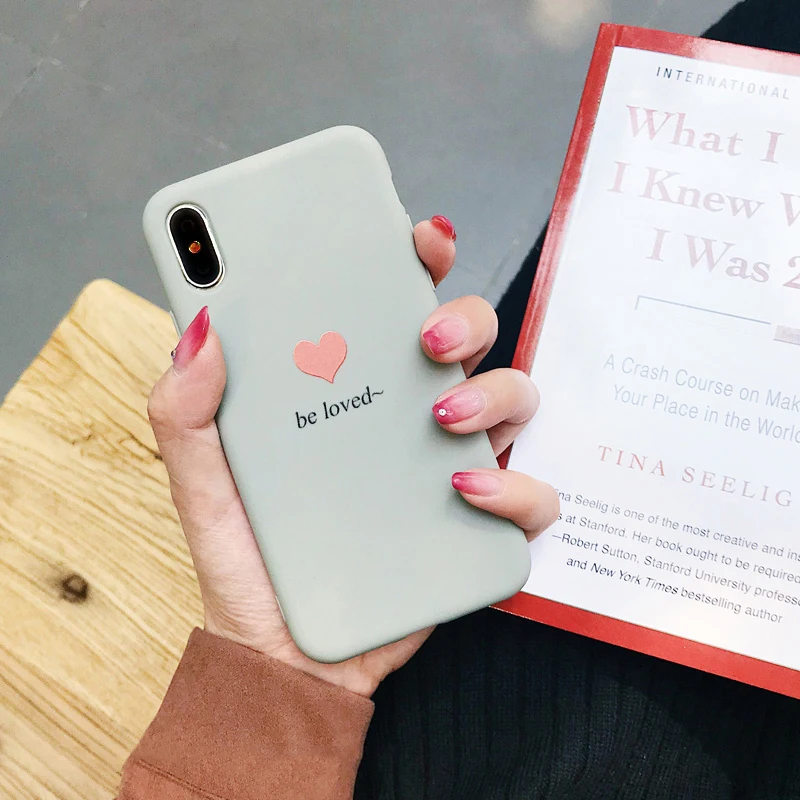 Чехол для телефона GlamPhoneCase милое Красное сердце любовь iPhone 7 8 Plus XS Max XR чехлы X 6 S