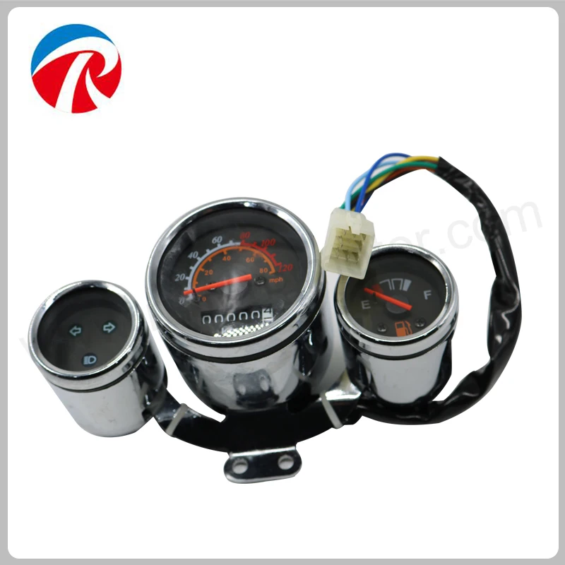 Ретро Гранд 125cc круглый мотоцикл хромированный спидометр|chrome speedometer|motorcycle