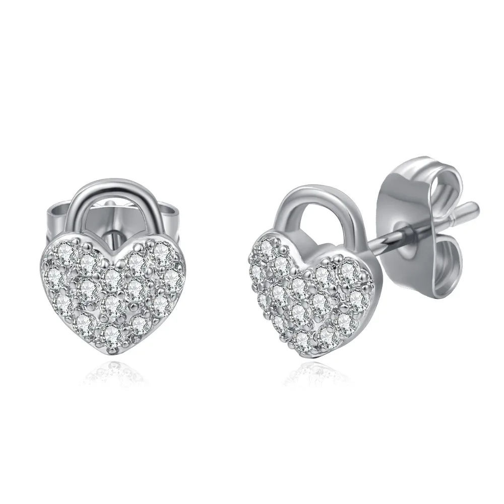 Angel girl High quality earrings lovely heart-shaped shape for young fashionable women jewelry gifts E1610221 | Украшения и