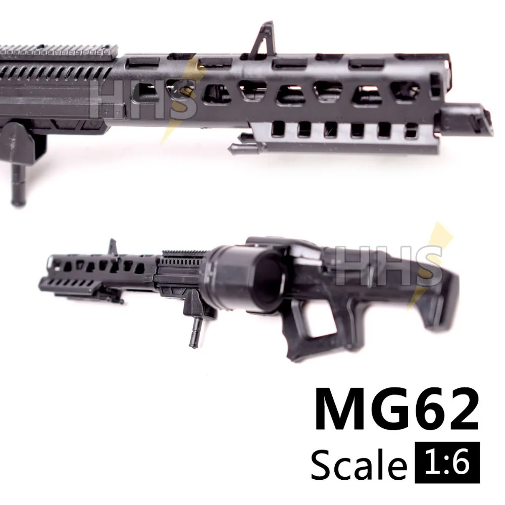 1:6 1/6 масштаб 12 дюймов фигурки Аватар MG62 Тяжелая машина мини модель пистолет