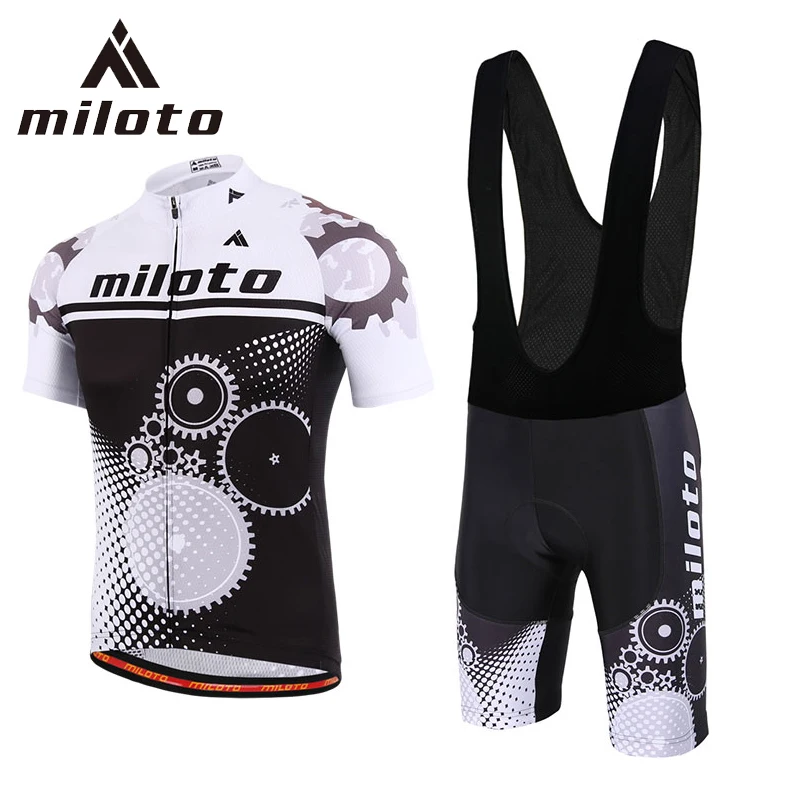 Miloto Pro Джерси велосипедные шорты Наборы для мужчин Мужская Дышащая MTB велосипед