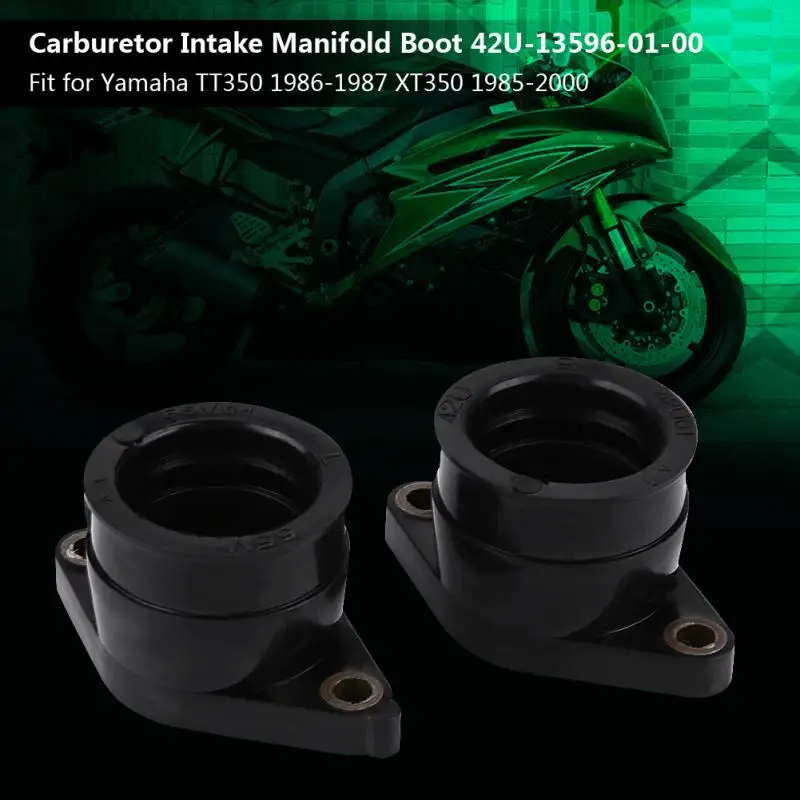 2 шт. мотоциклетный Карбюратор Carb впускной коллектор загрузки для Yamaha TT350 86-87 XT350