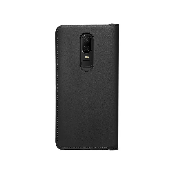 100% Оригинальный чехол Oneplus 6T роскошный флип из искусственной кожи для One plus 6t Smart