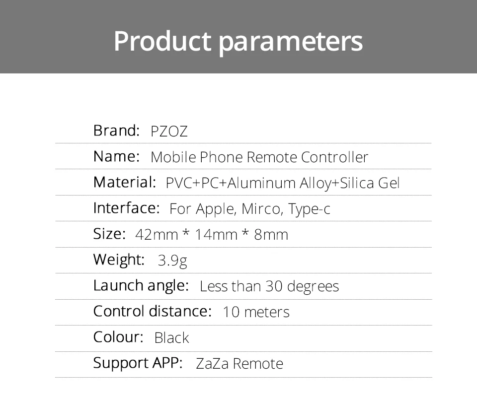 PZOZ Универсальный ИК-пульт дистанционного управления для iphone samsung Xiaomi Smart инфракрасный пульт дистанционного управления ler телефонный адаптер для ТВ Кондиционер