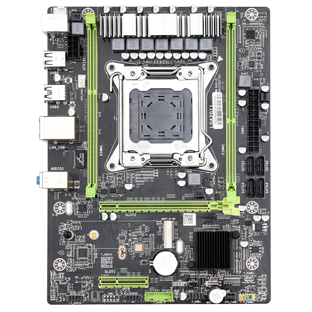 X79 M2 материнская плата LGA2011 M-ATX USB2.0 SATA 3 ГБ/сек. PCI-E NVME M.2 SSD поддержка памяти REG ECC и процессор Xeon E5