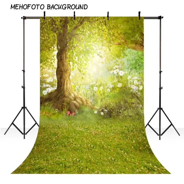 

Vinyl photographic background forest backdrop Meadow flower free nature background children boy studio scenic