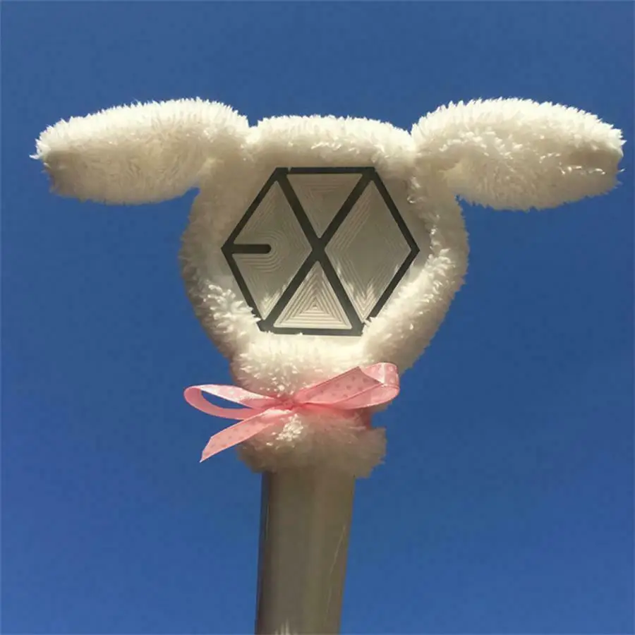 Kpop EXO милый мультяшный светлый ободок Beakhyun Chanyeol плюшевый чехол на голову |