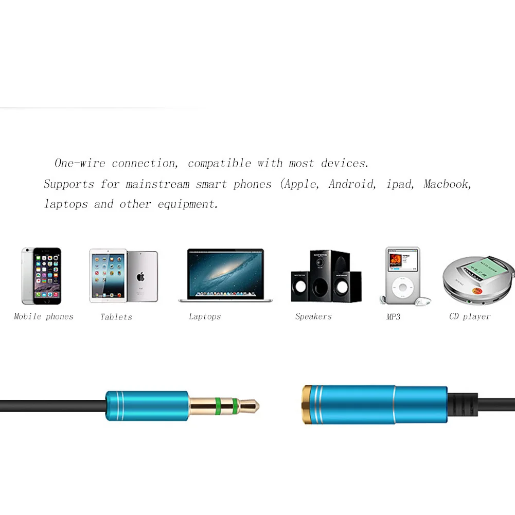 Jack 3.5mm Male to Female Audio Cable Headphone Aux Extension 1m 1.5m 2m 3m for Computer Cellphone TV MP3/4 CD players|3.5mm male female|3.5mm