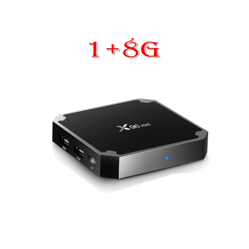 Amlogic S905W X96 Mini Android 7.1.2 WIFI 4K Медиаплеер Smart Set Top BOX опция 1 + 8 ГБ 2 16 Гб|ТВ-приставки и