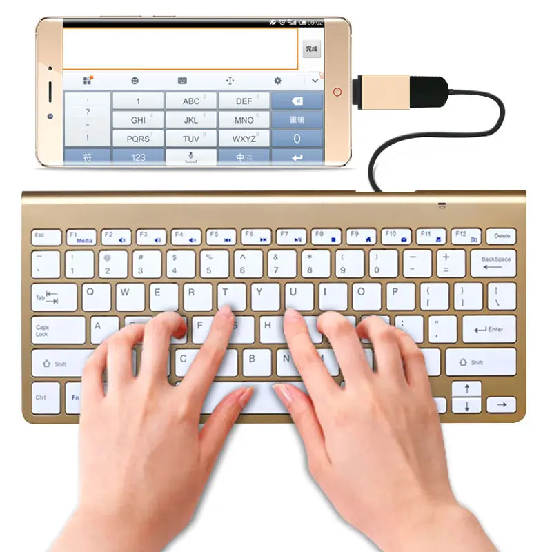 Мини USB 3 1 Type C кабель адаптер к 0 алюминиевого сплава OTG конвертер для всех тип c