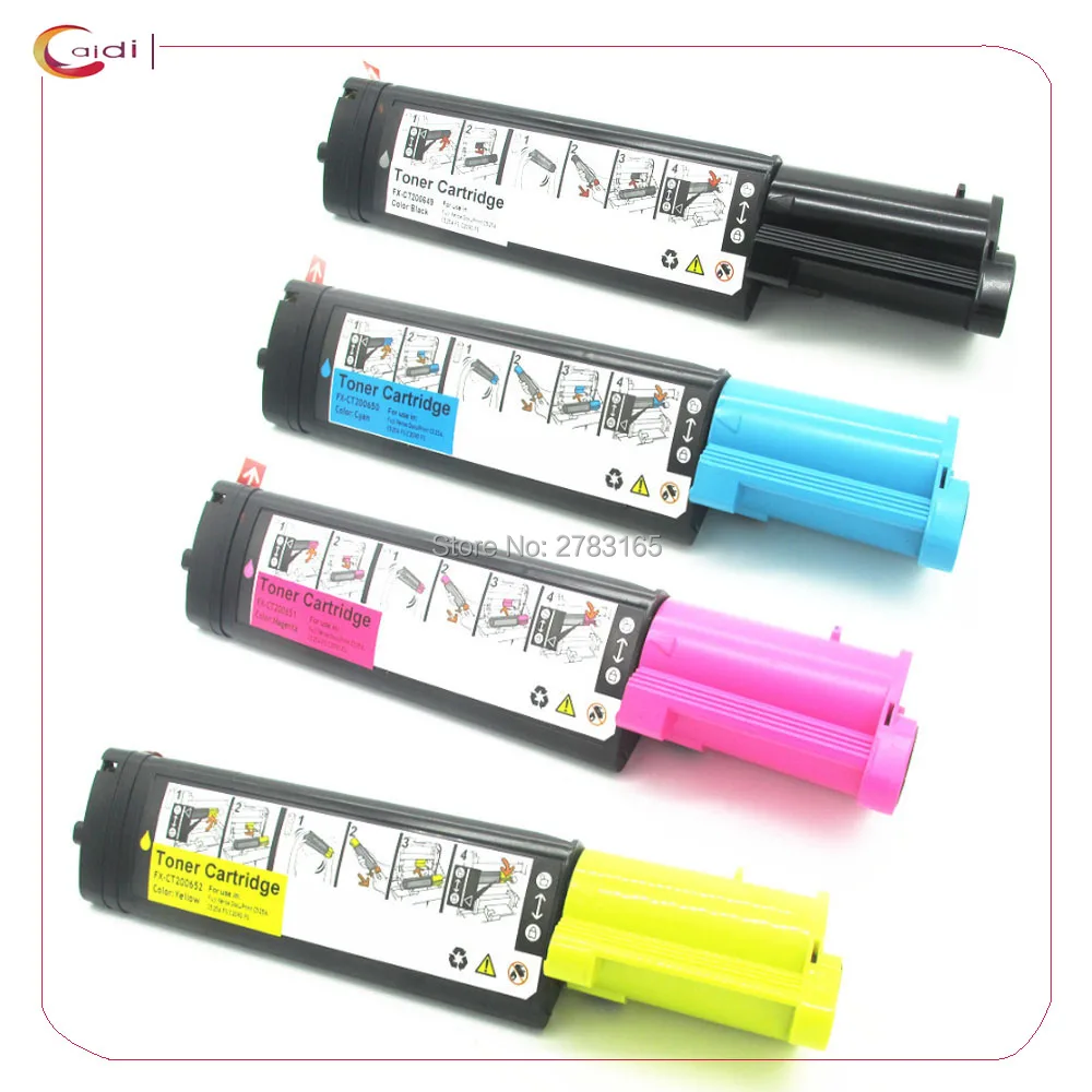 4 упаковки совместимых картриджей с тонером для Epson C1100 C1100D C1100DN C1100N CX11N CX11NF CX11NFC