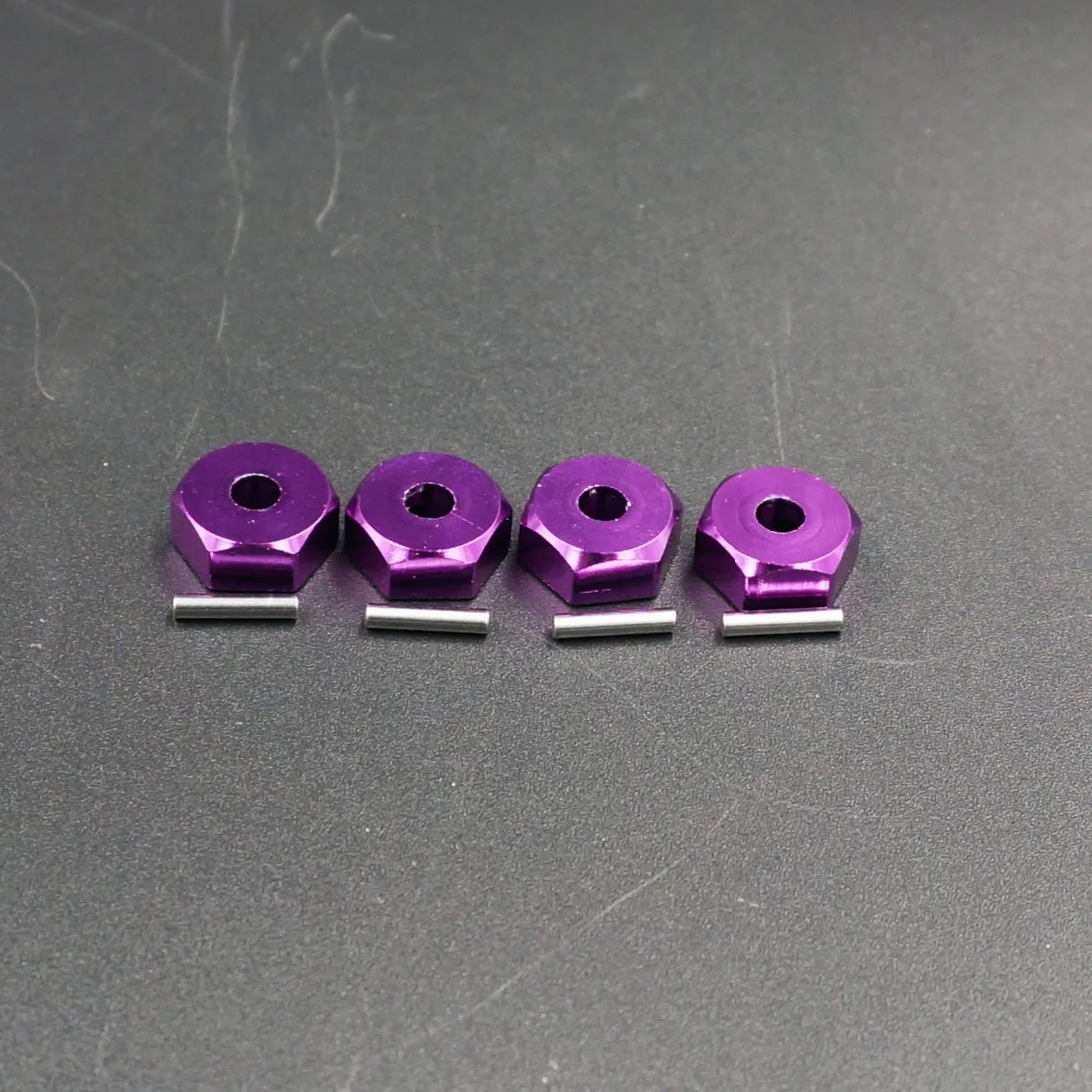 4 шт. шестигранная гайка с алюминиевым колесом 12 мм штифтами приводными