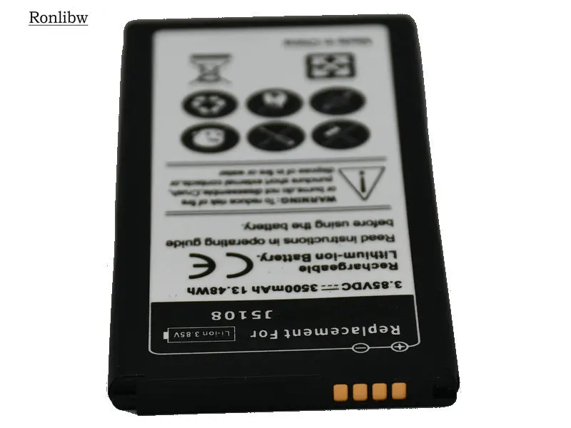 Сменный аккумулятор Ronlibw 5 шт. 3500 мА/ч для Samsung Galaxy J5 ( 6) 2016 J510FN J5108 J510 с зарядным