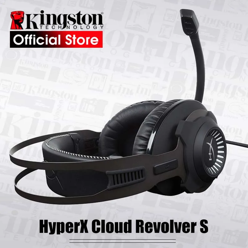 Наушники Dolby 7 1 с объемным звуком Kingston HyperX игровая гарнитура для ПК PS4 PRO Xbox
