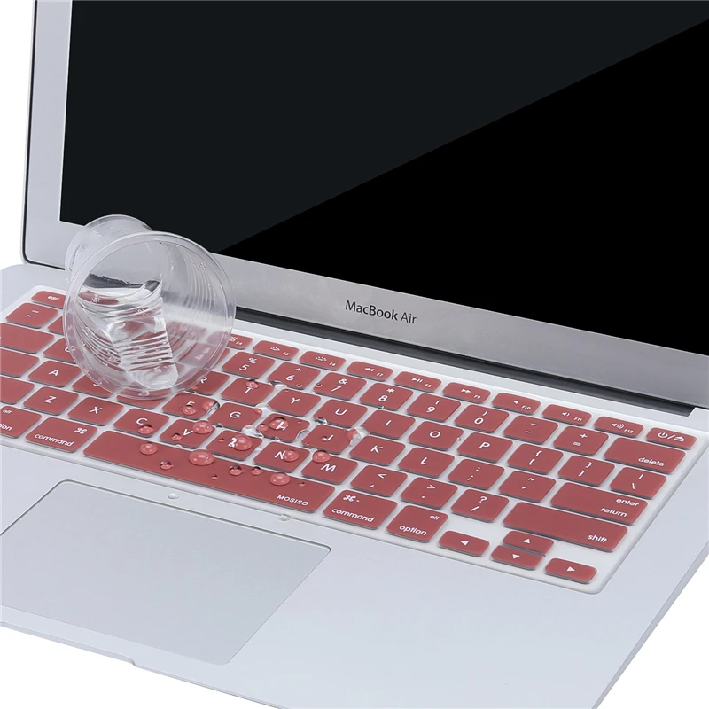 MOSISO силиконовый чехол для клавиатуры MacBook Pro 13 15 с сенсорной панелью retina 13 15 водонепроницаемая пленка для клавиатуры для MacBook Air 13