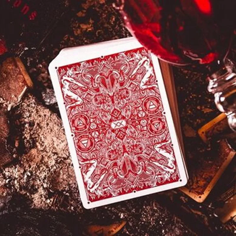 1 шт. Red Hellions V2 игральные карты размер покера колода на заказ от Ellusionist