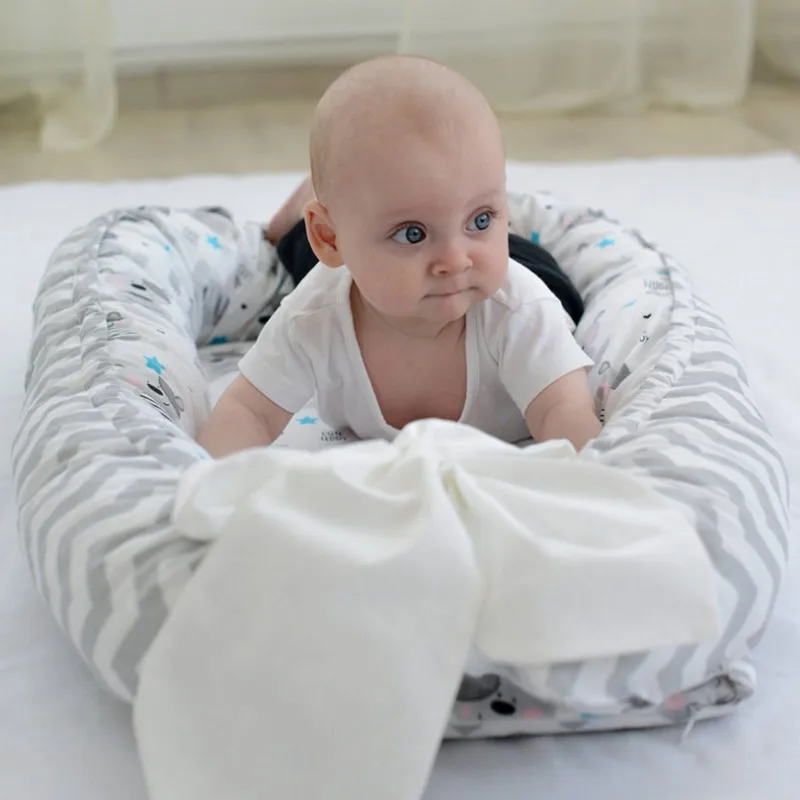 Складная кровать гнездо портативная bassinet детская кроватка бионическая матрас
