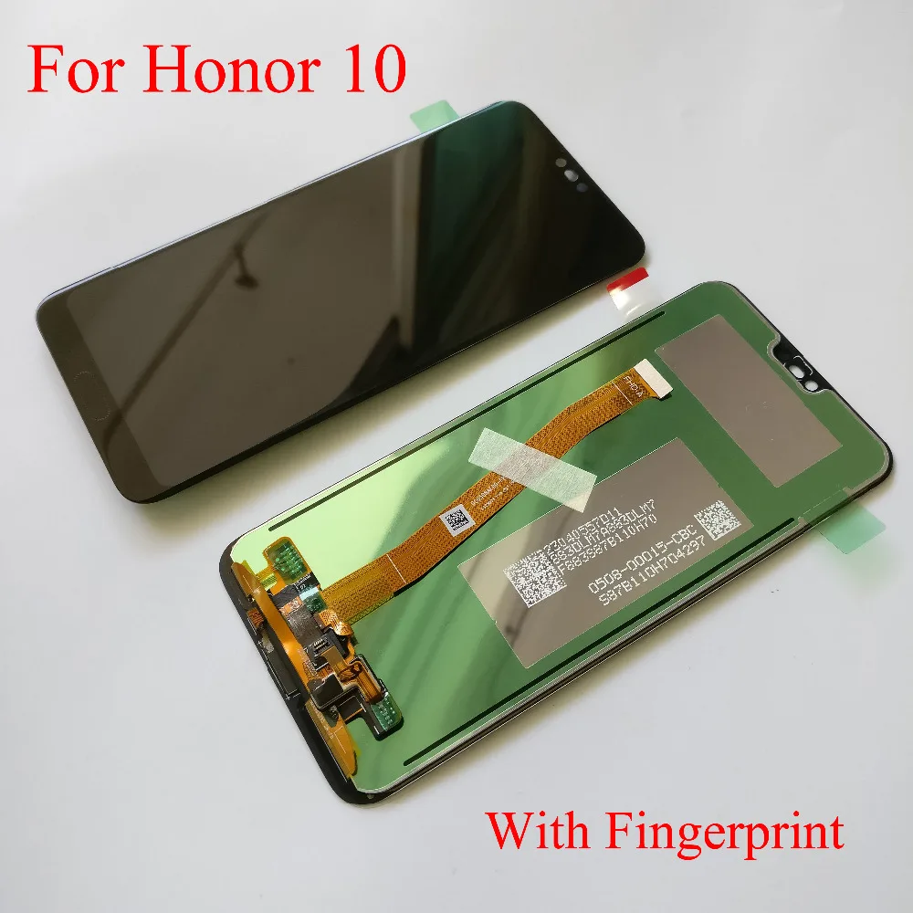 Оригинальный ЖК дисплей AAA для Huawei Honor 10 сенсорный экран дигитайзер в сборе +