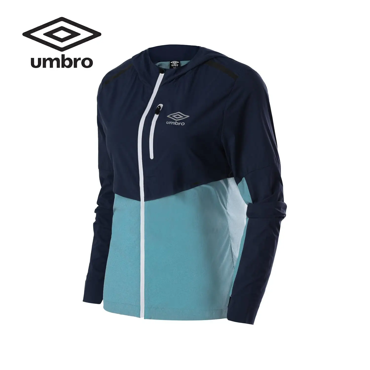 Umbro осень г. Для женщин Training серии спортивных Windcoat одноцветное Пальто для будущих мам куртка на молнии с длинными рукавами куртка с капюшоном пальто ucd63902 - Цвет: UCD63902 818