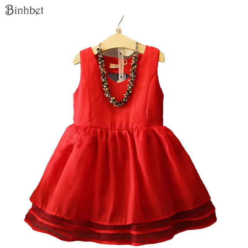Новинка 2018 летний костюм платье принцессы для девочек детская вечерняя одежда