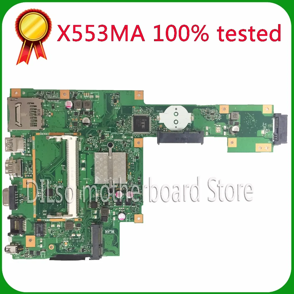 KEFU X553MA для ASUS x503m f553ma f553m материнская плата ноутбука REV2.0 N2840U/N2830U работа 100% |