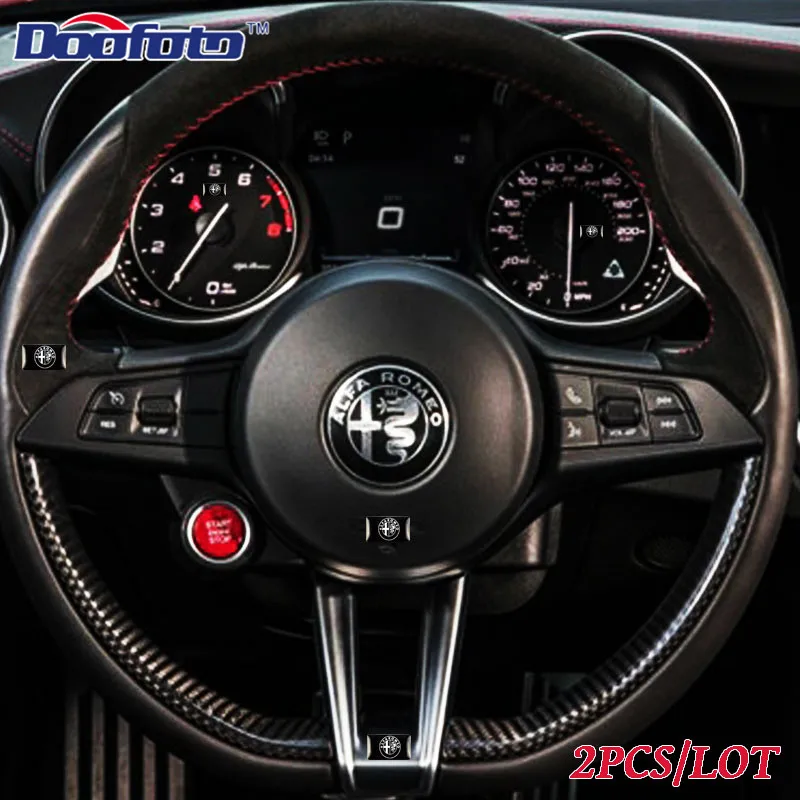 Doofoto Авто Стайлинг силиконовая наклейка авто аксессуары для Alfa Romeo 159 146 147 Mito Giulietta