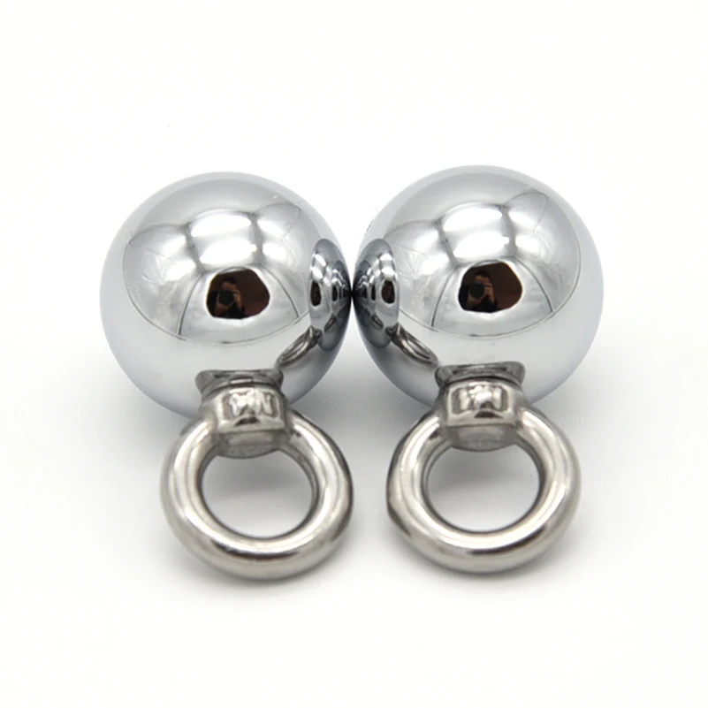 Металлический шар аксессуары для электрошока подвеска на грудь БДСМ эротическое