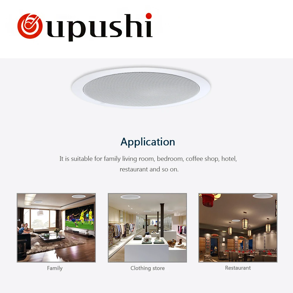 OUPUSHI VX6 C bluetooth потолочный динамик 10 100 Вт Высокое качество Встроенные динамики