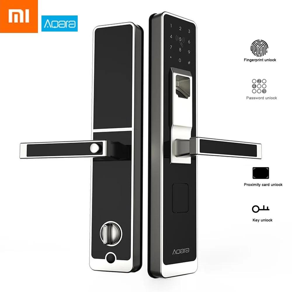 Original Xiaomi Aqara Smart Door Touch Lock Zigbee Connection for Home Security Anti-Peeping Design Supports iOS Android | Электроника