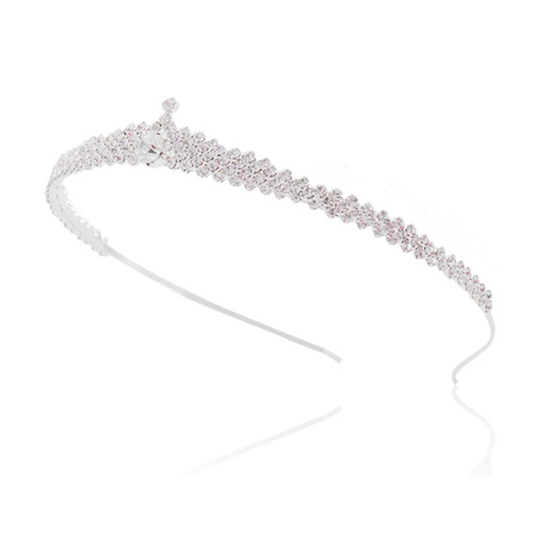 Модная блестящая женская головная повязка со стразами для девочек свадебные